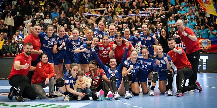 SCM Rm. Vâlcea a reușit cea mai bună repriză a sezonului și a câștigat grupa B din European League la handbal feminin