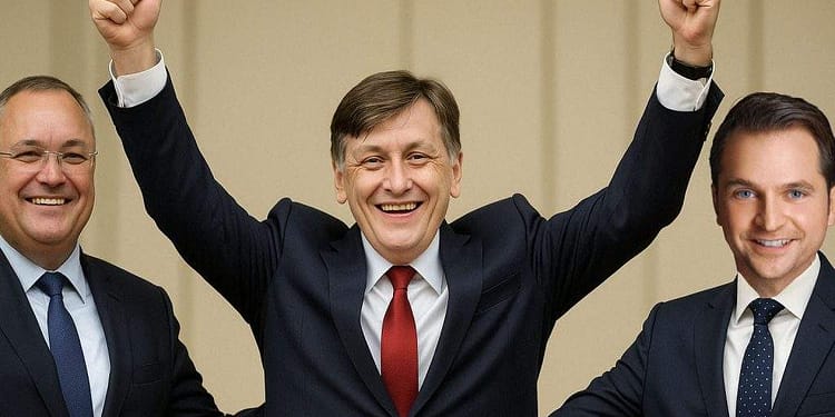 Primarul Burduja şi preşedintele Ciucă îl felicită pe Crin pentru scorul din sondajele PNL