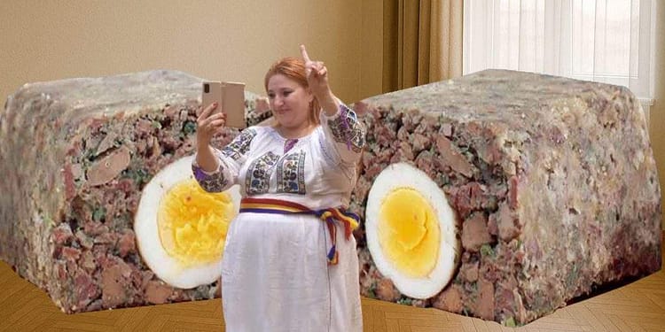 Curăţenie de Paşti. Şoşoacă şi-a scos toată mobila din casă ca să facă loc pentru drob