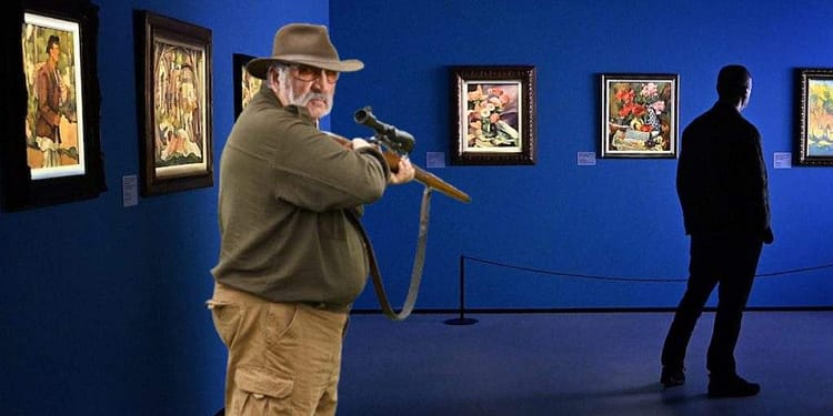 Şoc în lumea artei. Ţiriac s-a dus la Art Safari şi a împuşcat tablourile