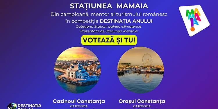 Destinația Anului 2025: Mamaia, de la „regina litoralului” la mentor al turismului românesc. Cazinoul din Constanța intră în competiție