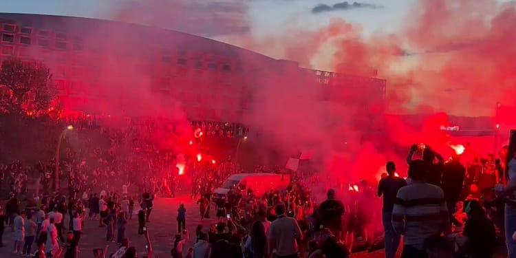 Fanii lui U Cluj s-au ținut de cuvânt! Imagini SENZAȚIONALE surprinse de GSP în timpul derby-ului cu CFR: unde s-a strâns galeria