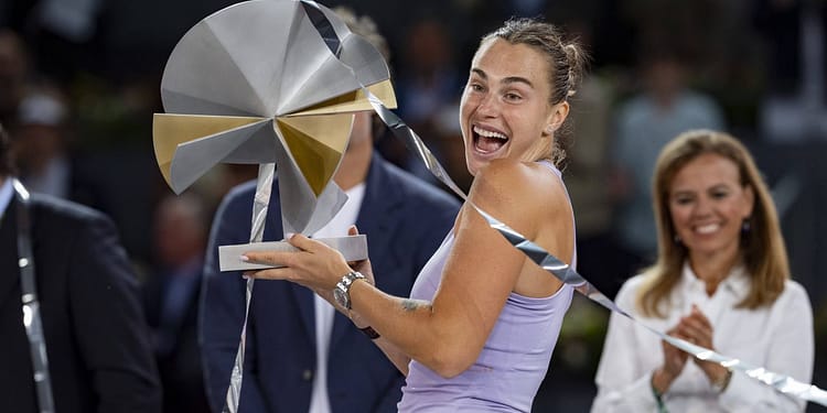 Sabalenka, „regină“ la Madrid: Aryna, răsplătită cu un „munte de bani“ după o finală fabuloasă cu Gauff