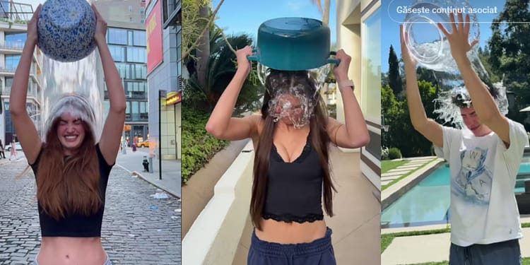 Ice Bucket Challenge revine pe rețelele sociale, 11 ani mai târziu. Influencerii luptă pentru sănătatea mintală