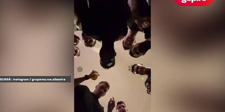 Noi imagini cu bucuria lui FCSB de la Cluj. Cum au primit fanii roș-albaștrilor vestea câștigării titlului