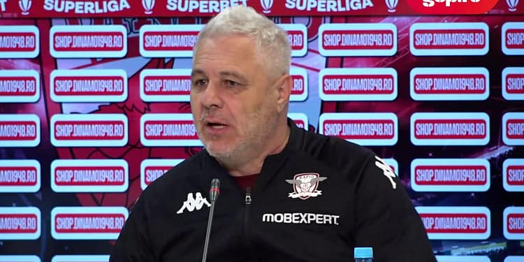 Marius Șumudică, nemulțumit de prestația elevilor săi: „Nu înțeleg aceste discrepanțe între jocuri. Nu ne-a dominat nimeni ca Dinamo”