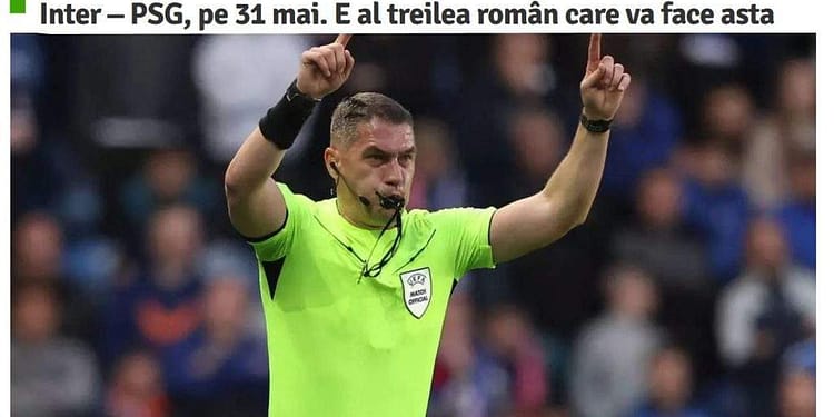 Românul István Kovács va arbitra finala UCL. Cotă 1,3 să devină ungurul István Kovács dacă arbitrează prost