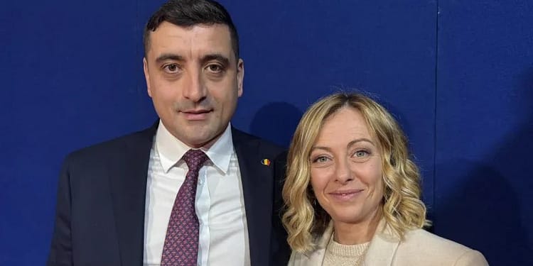 VIDEO George Simion, alături de Giorgia Meloni: „Cineva din presa românească spune că nu ne aflăm pe agenda dumneavoastră” / Ce scrie presa italiană