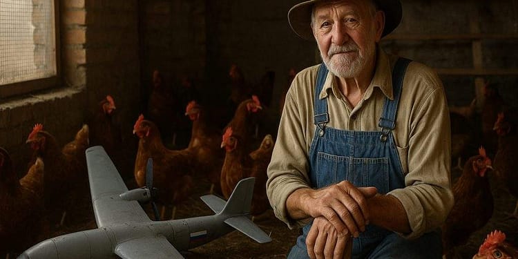 Un sătean din Tulcea a prins o dronă rusească şi o ţine în coteţ. Speră să obţină curând şi ouă