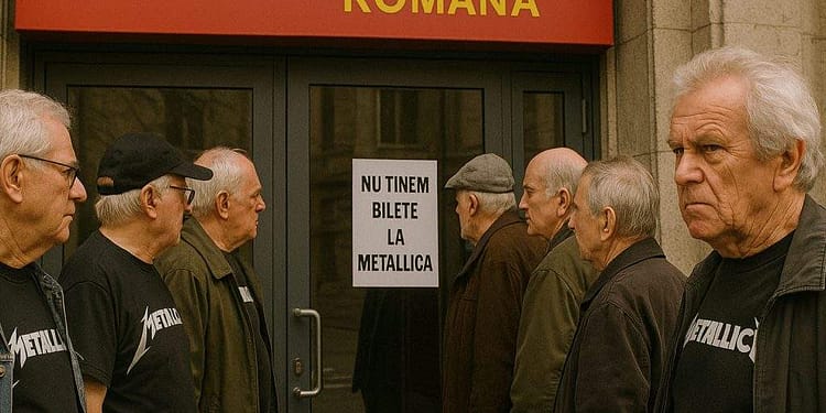 Asaltate de pensionari, oficiile poştale precizează: NU ŢINEM BILETE LA METALLICA