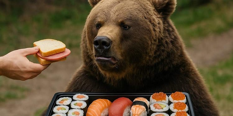 Turiştii străini ne strică urşii! S-au învăţat cu sushi şi refuză sendvişurile cu salam