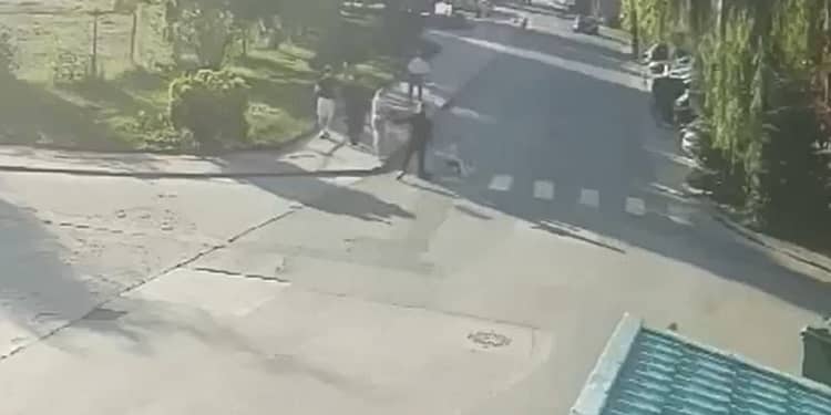 Tânăra de 23 de ani, împușcată în timp ce era cu fetița de mână. Momentul, surprins de camerele de supraveghere