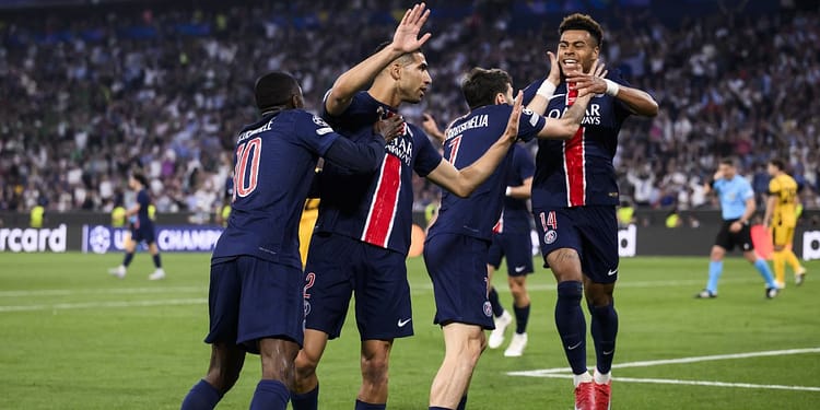PSG -0: parizienii au dat și golul cinci, iar italienii așteaptă doar fluierul de final