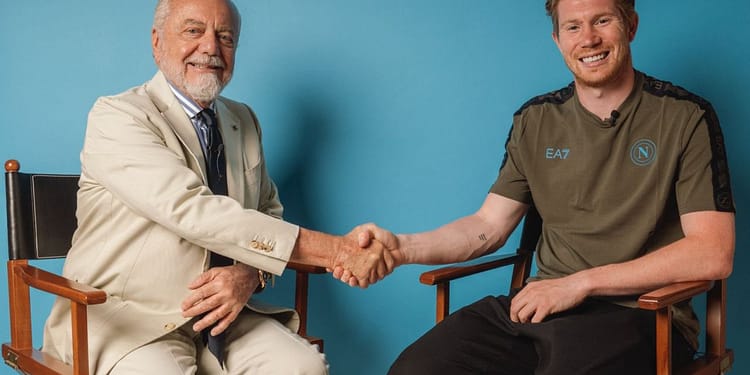 Aurelio De Laurentiis a scris doar două cuvinte după ce Kevin de Bruyne a semnat cu Napoli