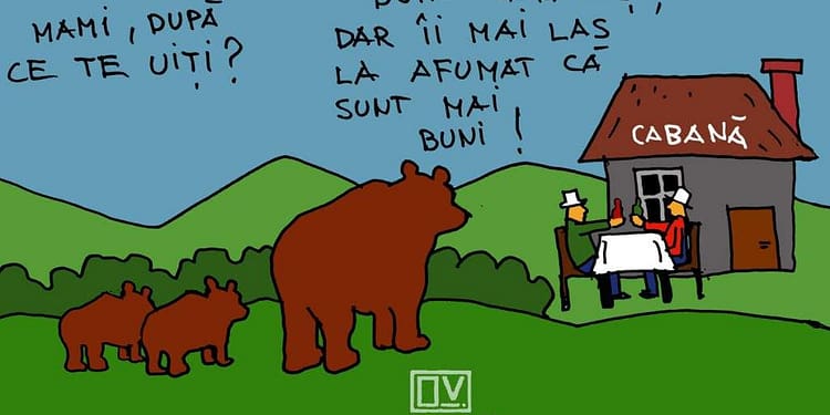 Cârnați la munte