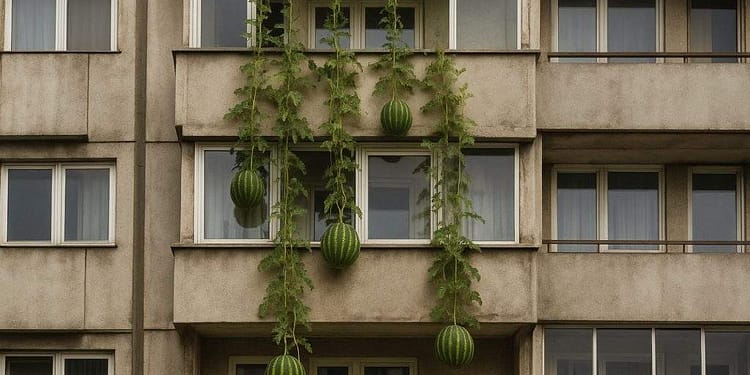 Încă un român rănit după ce i-a căzut în cap un pepene crescut pe balcon