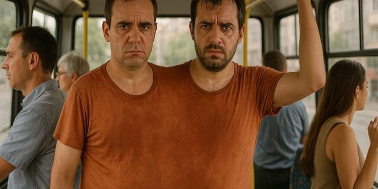 Caz rar de fraţi siamezi. Doi români s-au contopit într-un autobuz fără aer condiţionat