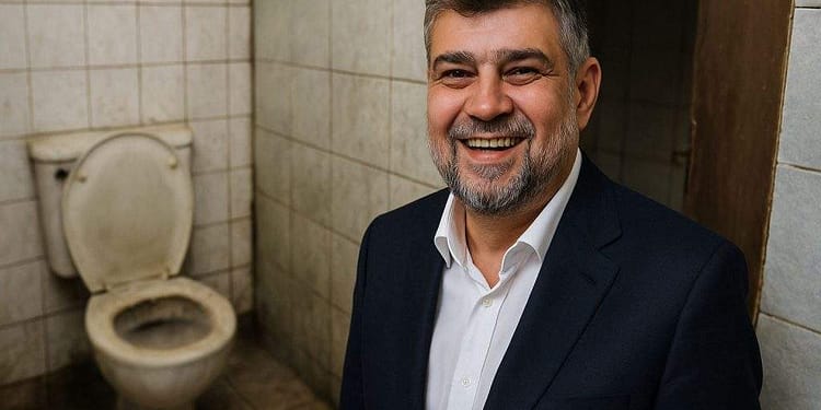 Pe lângă deficit, Ciolacu a lăsat în urma lui și un damf în budă de nu s-a putut intra o lună în ea