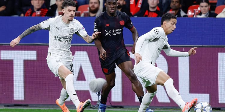 Dennis Man, titular în premieră în Champions League » Cum s-a descurcat în Leverkusen