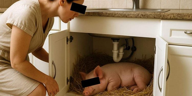 Combatem risipa alimentară! Fiecare român va fi obligat să crească un porc sub chiuvetă