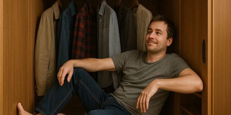 Un clujean s-a mutat din garsonieră într-un dulap de haine, că e mult mai spațios