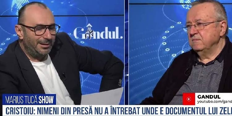 Sărăcie maximă la Gândul! Emisiuni cu Tucă fără bretele și Cristoiu fără vestă