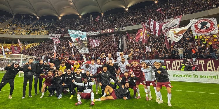 Portarul Aioani le-a scos peri albi dinamoviștilor. Rapid s-a impus într-un derby spectaculos