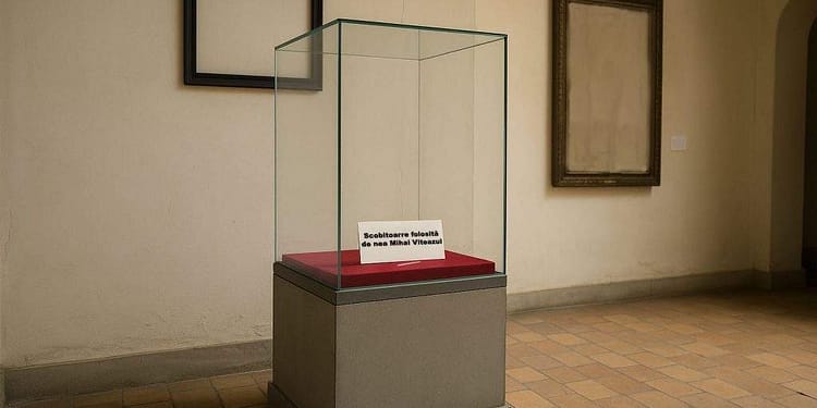 Jaf la muzeul din Mizil! S-a furat singurul exponat, o scobitoare folosită de Mihai Viteazul