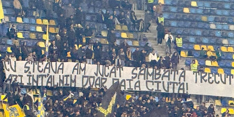 „Azi întâlnim doar oaia ciută!” » Bannerul provocator apărut pe Arena Națională, la FCSB