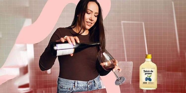 Sfat din bătrâni. Pentru o viață sănătoasă, vinul roșu trebuie băut după o țuică