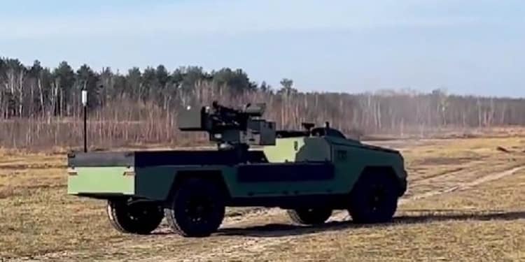 Ucraina a testat cu succes o nouă dronă terestră capabilă de misiuni de luptă autonome