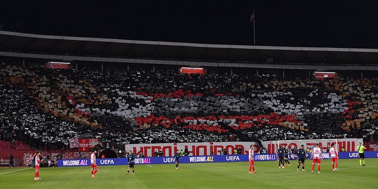 Avertismentul bizar transmis de Steaua Roșie înainte de meciul cu FCSB: ”Dacă cineva se accidentează așa, nu e resposabilitatea clubului”