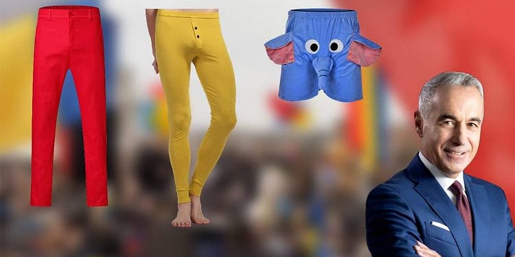 Georgescu, costum 100% patriotic la Alba Iulia: pantaloni roşii, izmene galbene şi chiloţi albaştri